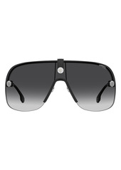 Carrera Eyewear Epica II 99mm Shield Sunglasses in Palladium/Grey Shaded at Nordstrom