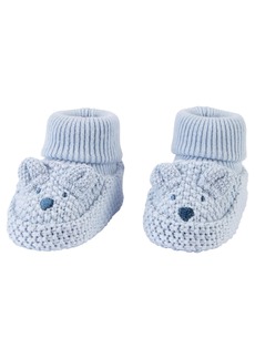 Carter's Baby Boys Bear Crochet Booties - Blue