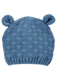 Carter's Baby Boys Knit Hat with Bear Ears - Blue