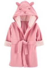 Carter's Baby Boys or Baby Girls Hooded Animal Terry Bath Robe - Pink