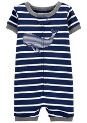 Carter's Baby Boys Whale Romper Pajamas
