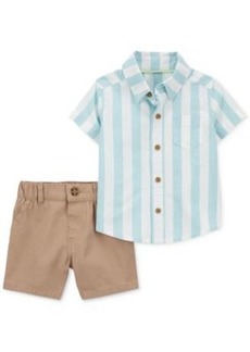 Carter's Carters Baby Toddler Little Big Boys Striped Shirts Polos Pants Sets