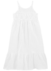 Carter's Big Girls Gauze Midi Dress - White