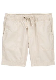Carter's Big Pull On Canvas Shorts - Cream