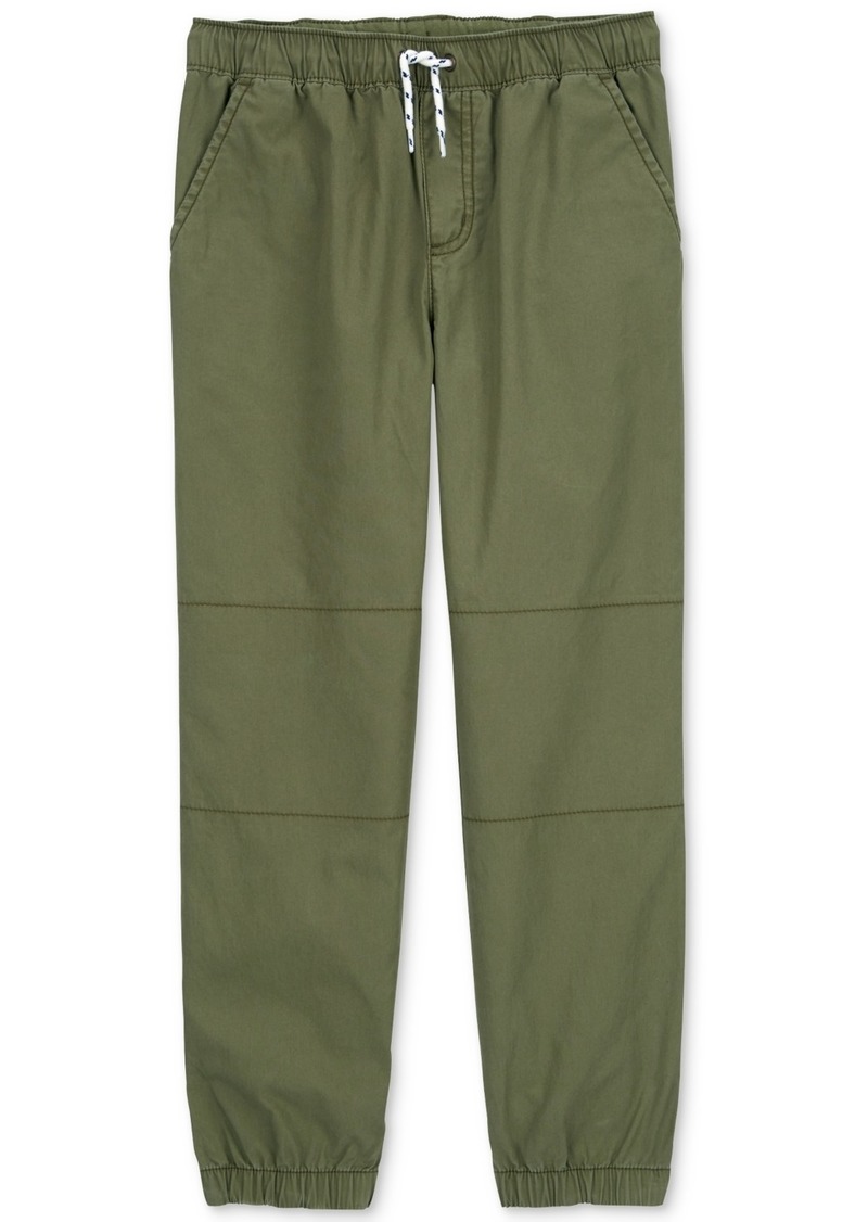 Carter's Little & Big Boys Cotton Drawstring Jogger Pants - Green