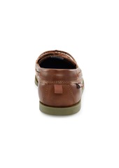 Carter's Toddler Boys Bauk Casual Slip On Faux Lace Up Boat Shoe - Light Brown