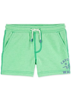 Carter's Toddler Boys Catching Waves Pull-On French Terry Shorts - Green