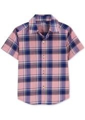 Carter's Toddler Boys Plaid Button-Down Shirt - Multi