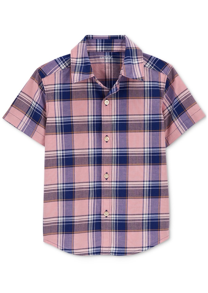 Carter's Toddler Boys Plaid Button-Down Shirt - Multi