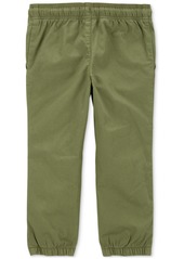 Carter's Toddler Boys Pull-On Cotton Poplin Pants - Olive