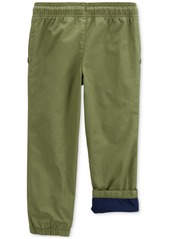 Carter's Toddler Boys Pull-On Cotton Poplin Pants - Olive