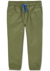 Carter's Toddler Boys Pull-On Cotton Poplin Pants - Olive