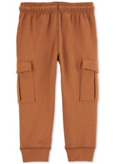 Carter's Toddler Boys Pull-On French Terry Cargo Jogger Pants - Brown