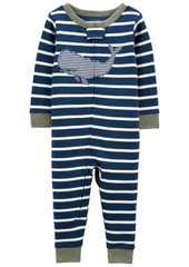 Carter's Toddler Boys Whale Snug Fit Footless Pajama