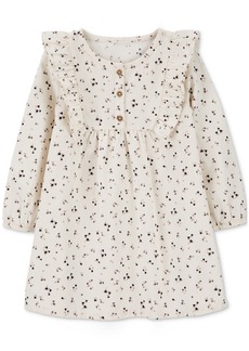 Carter's Toddler Girl Floral Corduroy Dress - Ivory