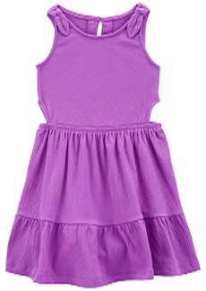 Carter's Toddler Girls Knit Gauze Casual Dress - Purple