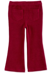 Carter's Toddler Girls Pull-On Velour Flare Pants - Red (600)