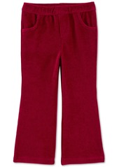 Carter's Toddler Girls Pull-On Velour Flare Pants - Red (600)