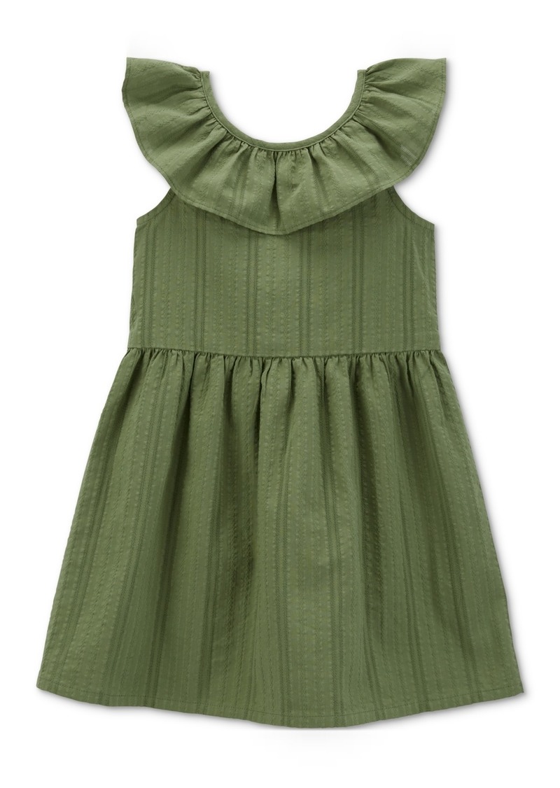 Carter's Toddler Girls Seersucker Woven Dress - Green