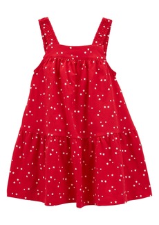 Carter's Toddler Girls Star Print Midi Dress - Red
