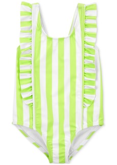 Carter's Toddler Girls Striped Ruffled One-Piece Swimsuit - Assorted
