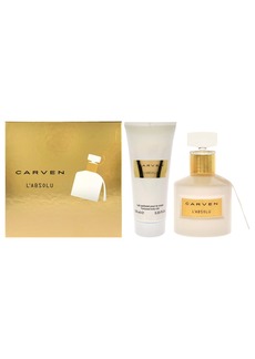 LAbsolu by Carven for Women - 2 Pc Gift Set 1.66oz EDP Spray, 3.33oz Perfume Body Milk