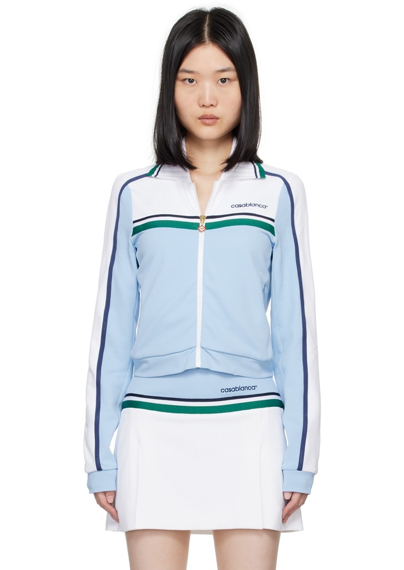 Casablanca Blue Contrast Track Jacket