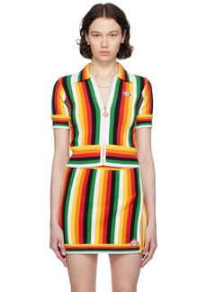 Casablanca Multicolor Stripe Polo
