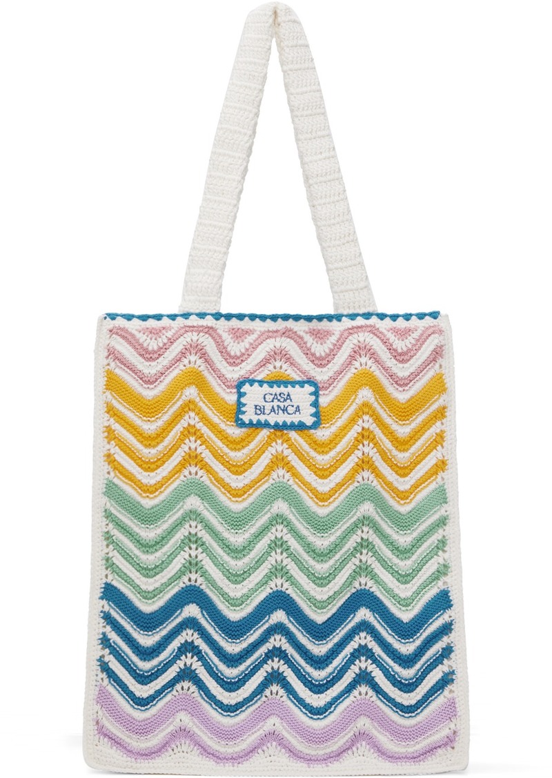 Casablanca Multicolor Wave Tote