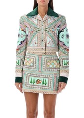 CASABLANCA  Quilted Cropped Jacket
