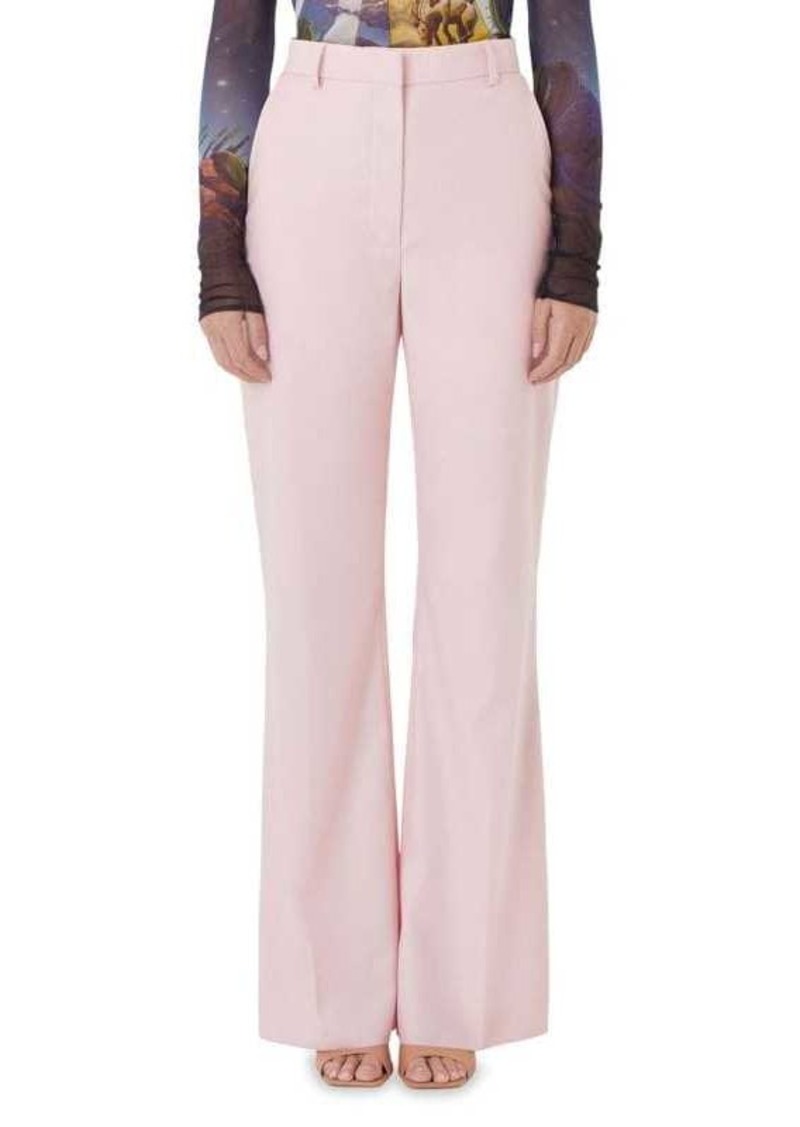 Casablanca Futuro Optimisto Flare Wool Trousers