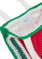 Casablanca Tennis Crochet Logo Tote Bag