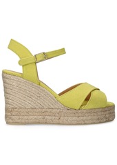 Castañer 110mm Blaudell Cotton Espadrille Wedges