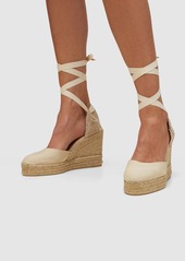 Castañer 110mm Carina Cotton Espadrille Wedges