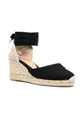 Castañer Carina lace-up wedge espadrilles