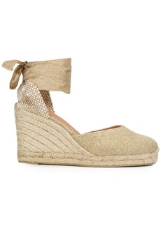 Castañer Carina lace-up wedge espadrilles