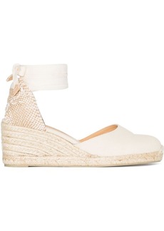 Castañer Carina lace-up wedge espadrilles