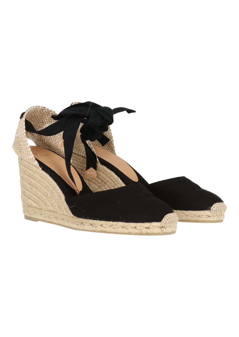 Castañer Castaner Womens Black Wedge