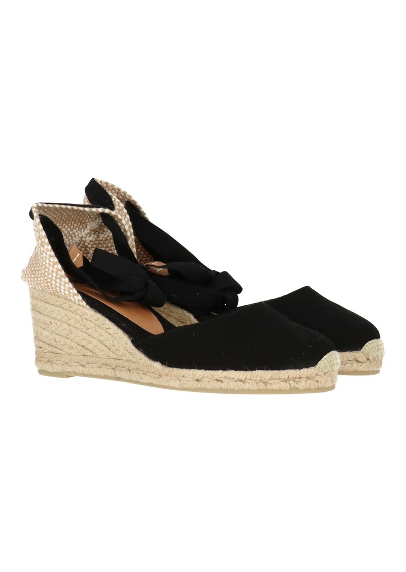 Castañer Castaner Womens Black Wedge