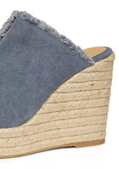 Castañer Fatima 95MM Canvas Wedge Espadrilles