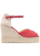 Castañer raffia wedge-heel espadrilles