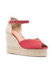 Castañer raffia wedge-heel espadrilles