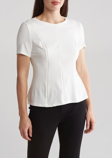 Catherine Malandrino Solid Crewneck T-Shirt in White at Nordstrom Rack