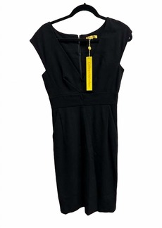 Catherine Malandrino Deep V Neck Dress In Black