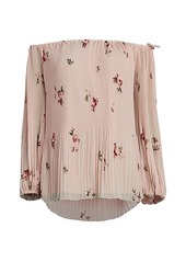 Catherine Malandrino Off-The-Shoulder Floral Top