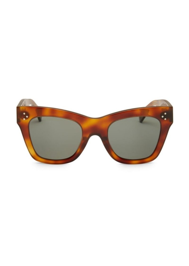 celine 50mm gradient butterfly sunglasses