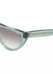 Celine 56MM Flat-Top Geometric Sunglasses