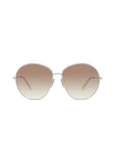 Celine 61MM Round Sunglasses