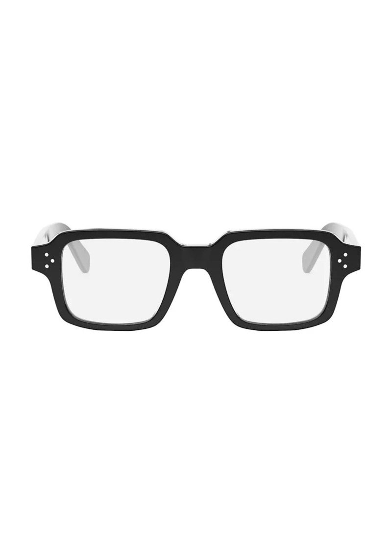 Celine Bold 3 Dots 49MM Rectangular Eyeglasses