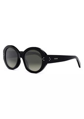 Celine Bold 3 Dots 53MM Round Sunglasses